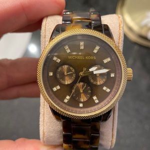 Michael Kors Tortoise Shell Watch